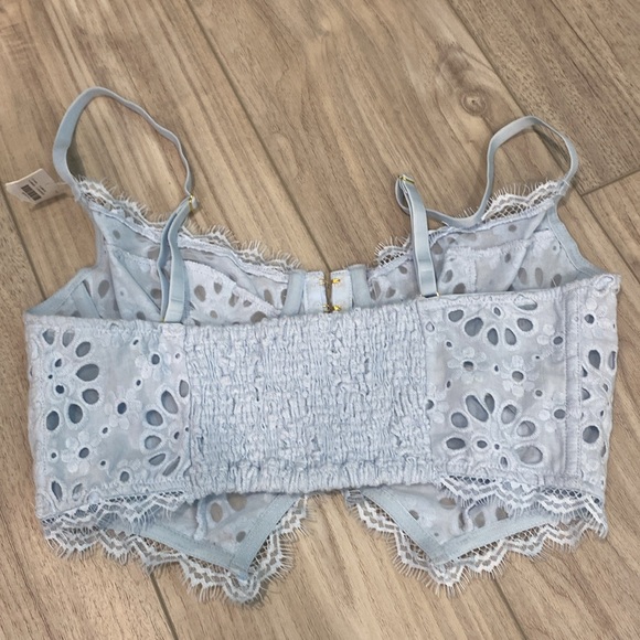 NEW Anthropologie The Giselle Lace Bustier: Eyelet
Edition Purple Lavender M - Picture 8 of 8
